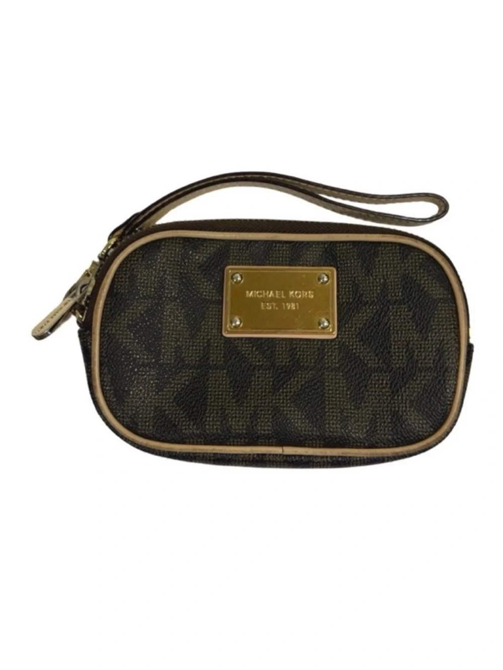 Michael Kors Monogrammed Wristlet